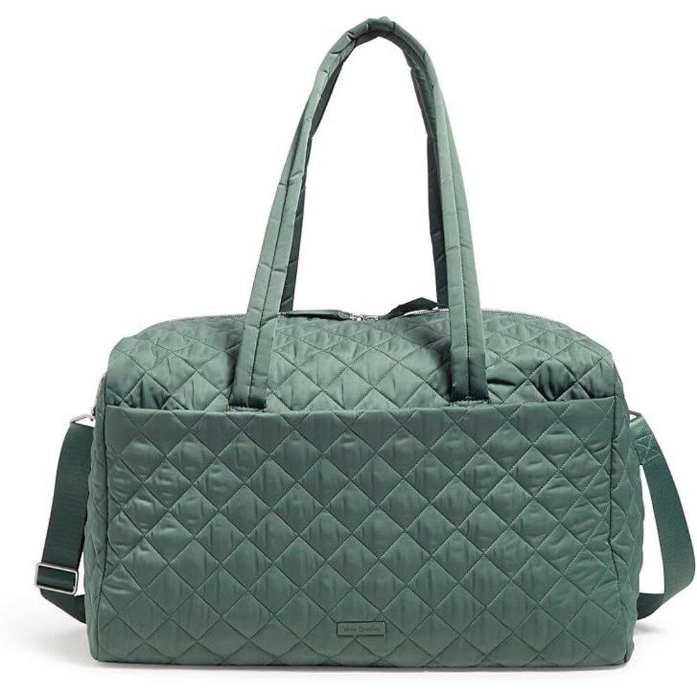 Vera Bradley Women's Large Travel Duffle Bag Olive Leaf